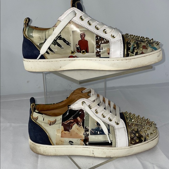 Christian Louboutin Other - CHRISTIAN LOUBOUTIN LOUIS JR SPIKES COLLAGE SNEAKERS FTL-10-180
